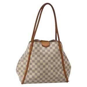 LOUIS VUITTON Damier Azur Propriano Tote Bag N44027 LV Auth 144070
